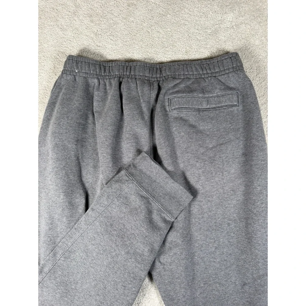 Nike Sweatpants Club Fleece Gray Heather Taper Leg Joggers NSW Mens Large Swoosh